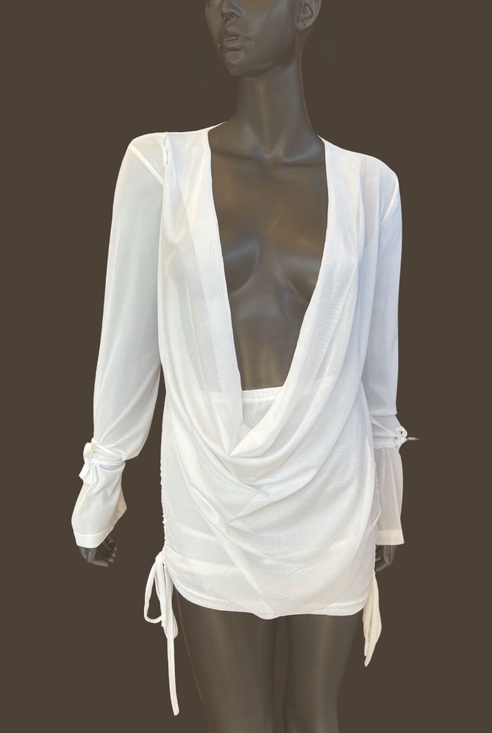 Moa Shirt Sheer White
